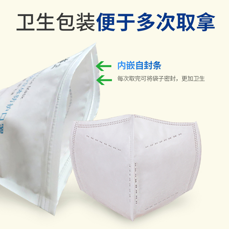 口罩一次性三層夏天薄款透氣防護用品防曬防塵白色兒童立體3D成人